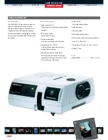 Предварительный просмотр 8 страницы Reflecta 2000 AF Brochure & Specs