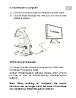 Preview for 22 page of Reflecta DigiMicroscope Professional User Manual