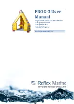 Preview for 1 page of Reflex Marine FROG-3 User Manual