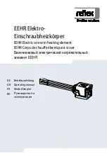 Preview for 1 page of Reflex EEHR 2,0 KW Operating Manual