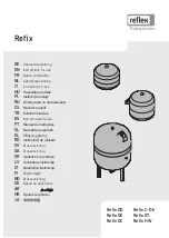 Preview for 1 page of Reflex Refix C-DE Series Instructions For Use Manual