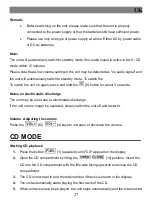 Preview for 27 page of Reflexion CDR614U User Manual