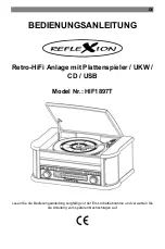 Предварительный просмотр 1 страницы Reflexion HIF1897T Manual