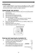 Предварительный просмотр 24 страницы Reflexion HIF1897T Manual