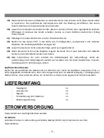 Preview for 5 page of Reflexion HIF79DAB User Manual