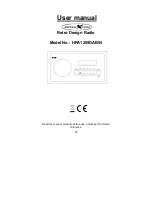 Предварительный просмотр 15 страницы Reflexion HRA1255DAB/N User Manual