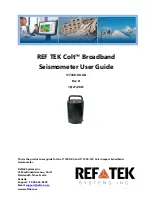 Предварительный просмотр 1 страницы Reftek 117400-XX-UG User Manual