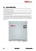 Предварительный просмотр 16 страницы REFU REFUsol 48K-UL Installation And Operating Manual