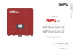 REFUSOL 20K-2T Operating Manual preview