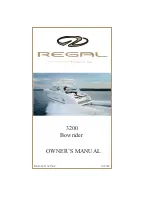 Preview for 2 page of Regal 3200 Bowrider Owner'S Manual