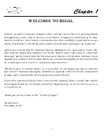 Preview for 6 page of Regal 38 EXPRESS Owner'S Manual