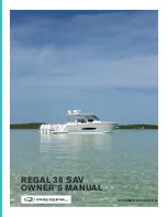 Preview for 1 page of Regal 38 SAV 2019 Owner'S Manual