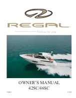 Regal 42SC Owner'S Manual preview