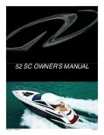 Regal 52 SC Owner'S Manual preview