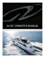 Preview for 1 page of Regal 53 SC Owner'S Manual