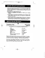 Preview for 41 page of Regal K6730 Manual And Cookbook