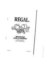 Preview for 1 page of Regal K6732 Manual & Cookbook