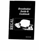 Предварительный просмотр 1 страницы Regal K6762 Manual & Cookbook