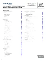 Preview for 2 page of Regal Marathon Generator DVR 2400 Installation, Operation And Maintenance Manual