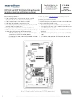 Preview for 23 page of Regal Marathon Generator DVR 2400 Installation, Operation And Maintenance Manual