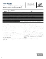 Preview for 24 page of Regal Marathon Generator DVR 2400 Installation, Operation And Maintenance Manual