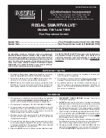 Regal Smartvalve 7001 Instruction Bulletin preview