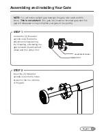 Предварительный просмотр 7 страницы Regalo 1185 Owner'S Manual