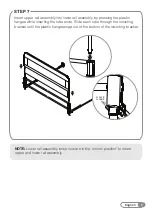 Предварительный просмотр 7 страницы Regalo Easy Slide 2040 Owner'S Manual