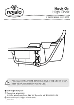 Preview for 1 page of Regalo Hook On 2662 Owner'S Manual