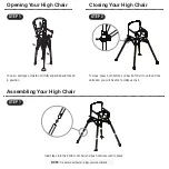 Preview for 3 page of Regalo my high chair 3612 Instructions Manual