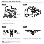 Preview for 4 page of Regalo my high chair 3612 Instructions Manual