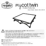 Preview for 1 page of Regalo mycot twin 5503 Instructions Manual