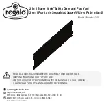 Regalo Super Wide 1340 Instructions Manual предпросмотр