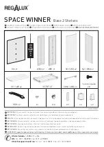 REGALUX SPACE WINNER Assembly Instructions Manual preview