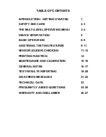 Preview for 2 page of Regan Scientific Instruments BOT-3000E Operating Manual