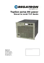 REGATRON TC.P Quadro User Manual preview