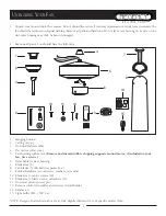 Preview for 4 page of Regency Ceiling Fans Akina Owner'S Manual