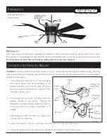 Preview for 5 page of Regency Ceiling Fans Akina Owner'S Manual