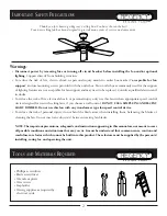 Preview for 3 page of Regency Ceiling Fans Countess Series Owner'S Manual