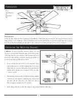 Предварительный просмотр 5 страницы Regency Ceiling Fans Envoy Owner'S Manual