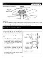 Preview for 5 page of Regency Ceiling Fans Venetian Owner'S Manual