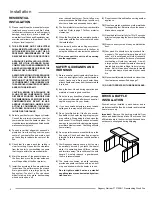 Preview for 6 page of Regency Fireplace Products 417 Owners & Installation Manual