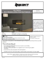 Regency Fireplace Products ACC40E City Series Owners & Installation Manual предпросмотр