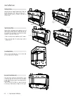 Предварительный просмотр 22 страницы Regency Fireplace Products ACC40E City Series Owners & Installation Manual