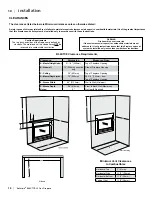 Предварительный просмотр 10 страницы Regency Fireplace Products Bellavista B36XT Owners & Installation Manual