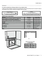 Preview for 17 page of Regency Fireplace Products Bellavista B36XTE Owners & Installation Manual