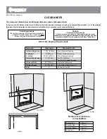 Предварительный просмотр 2 страницы Regency Fireplace Products Bellavista B41XTCE Manual