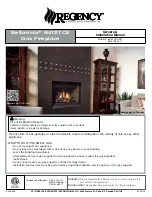 Regency Fireplace Products Bellavista B41XTCE Owners & Installation Manual preview