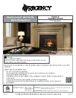 Regency Fireplace Products Bellavista B41XTE Owners & Installation Manual предпросмотр