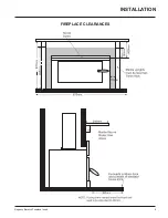 Предварительный просмотр 9 страницы Regency Fireplace Products Berwick Owners & Installation Manual